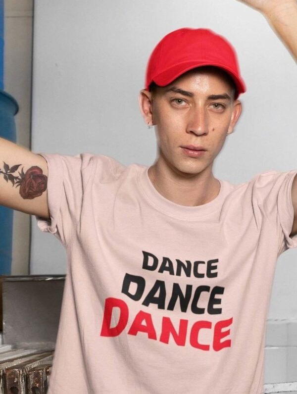 "dance-3" men's half-sleeves t-shirts 6