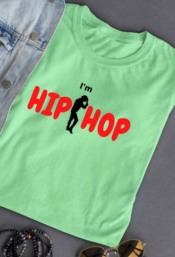 "I 'm HIP-HOP" men's half-sleeves t-shirts 6